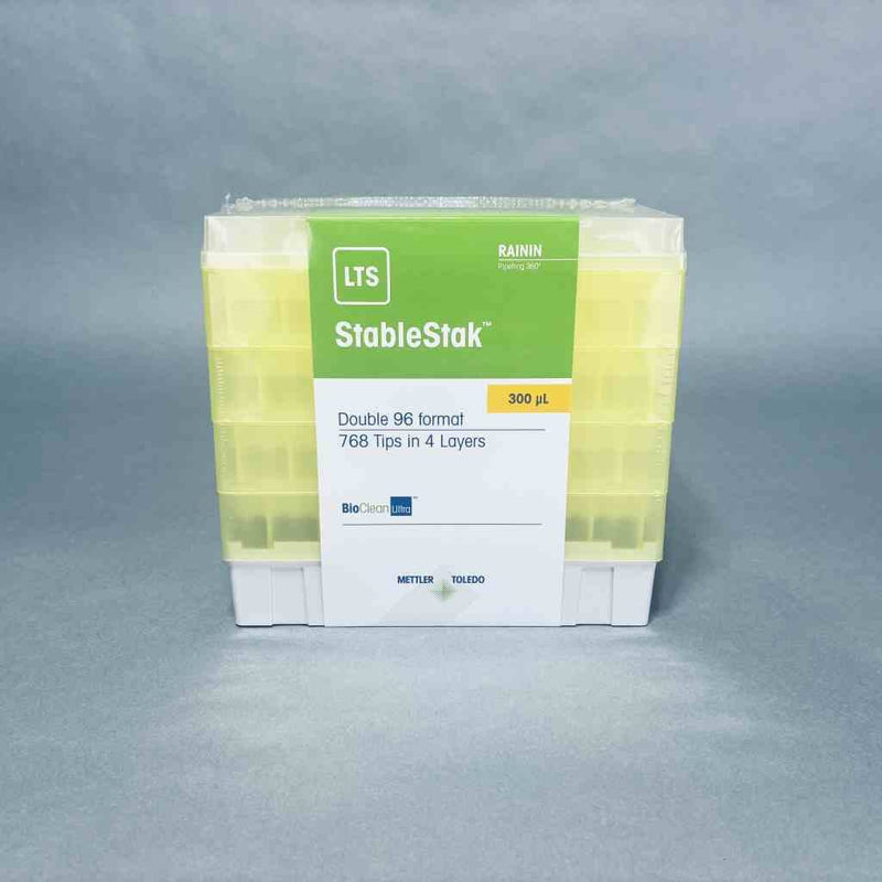 Rainin Pipette Tips 300 ul SS LTS 4 Racks with 192 Tips Each - Total of 768 Tips Pipets & Pipette Tips Rainin