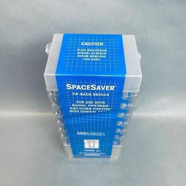 Rainin Pipette Tips Bioclean 1000 ul SpaceSaver GPS-1000 Pack of 6144 Tips Pipets & Pipette Tips Rainin