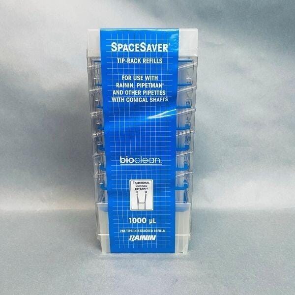 Rainin Pipette Tips Bioclean 1000 ul SpaceSaver GPS-1000 Pack of 6144 Tips Pipets & Pipette Tips Rainin