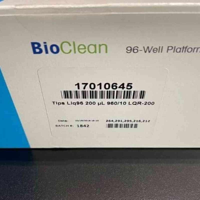 Rainin Pipette Tips BioClean 200 ul 9 Racks Pipets & Pipette Tips Rainin
