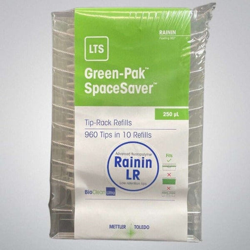 Rainin Pipette Tips Green-Pak LTS 250 ul 20 Racks with 96 Tips Each Pipettes & Pipette Tips Rainin