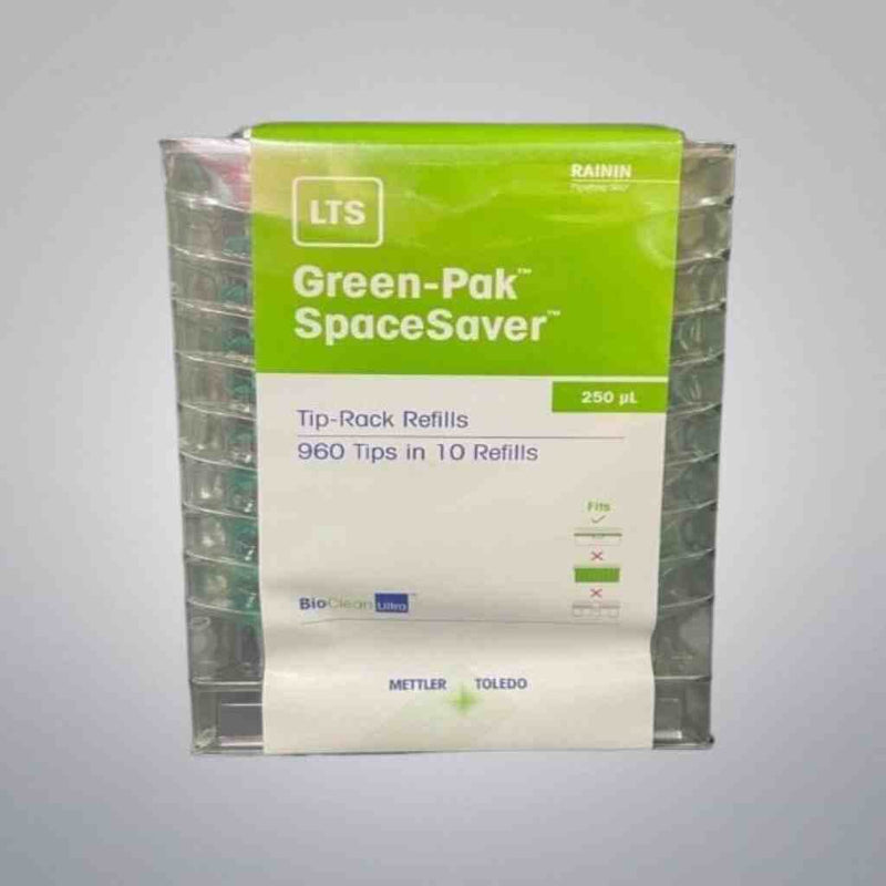 Ul Rack Rainin 移液器吸头 LTS 250 ul 无菌 SpaceSaver 20 盒 — Life Sciences Trading