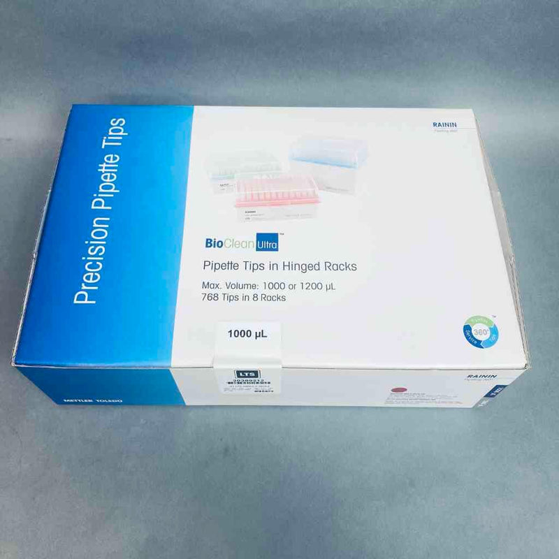 Rainin Pipette Tips RT LTS 1000 ul Case of 8 Racks of 96 Pipet Tips Each Pipets & Pipette Tips Rainin