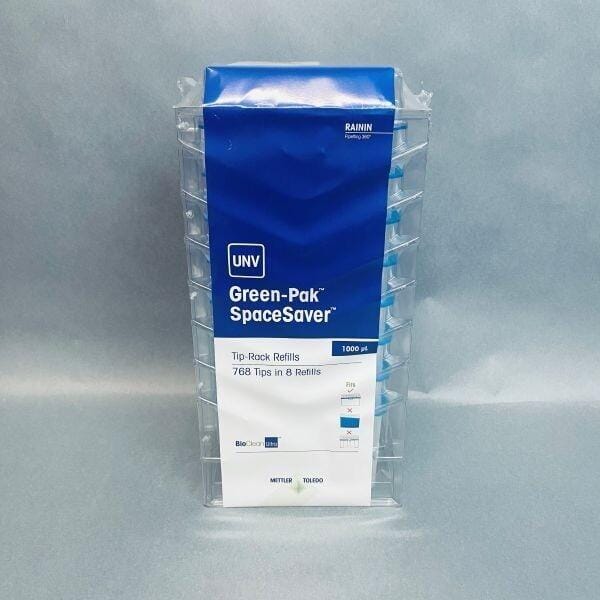 Rainin Pipette Tips UNV 1000 ul Green-Pak SpaceSaver Sterile Total of 768 Tips Pipettes & Pipette Tips Rainin