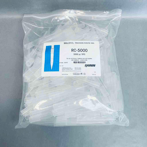 Rainin RC-5000 Pipette Tips 5000 ul Universal Fit Total of 750 Tips Pipets & Pipette Tips Rainin