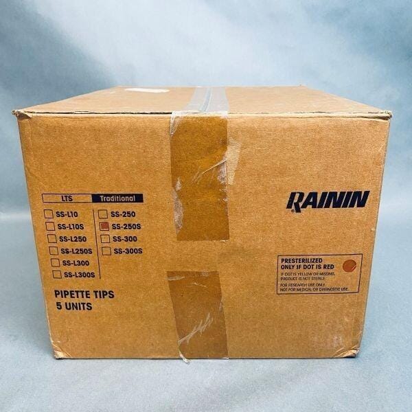 Rainin StableStak Pipette Tips Sterile 250 ul Case of 5 Packs of 960 Tips Each Pipets & Pipette Tips Rainin