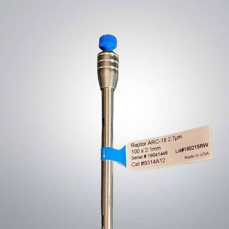 Raptor Column ARC-18 2.7 um 100 x 2.1 mm for HPLC Chromatography Columns & Reservoirs Raptor