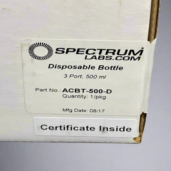 Repligen ACBT-500-D Disposable Bottle 3 Port 500 mL Other Repligen