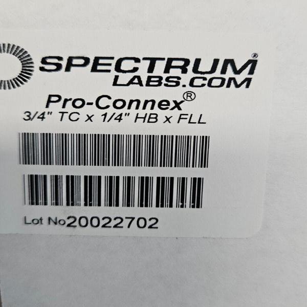 Repligen ACPXSM406N KrosFlo Fittings 3/4 TC x 1/4 in HB x FLL Pack of 6 Fittings Lab Consumables::Tubes, Vials, and Flasks Repligen