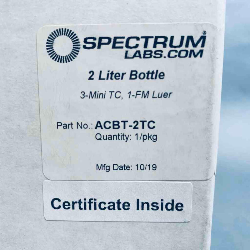 Repligen Bottle 2L High Flow 3 Mini TC 1 FM Luer Jars & Reagent Bottles Repligen