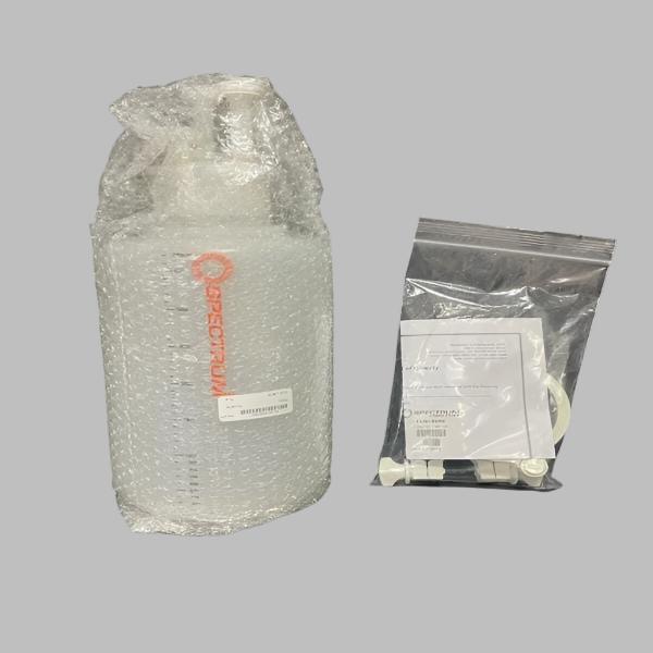 Repligen Bottle Reservoir 4 L Polypropylene with 3 Tubing Connections Lab Consumables::Reservoirs Repligen