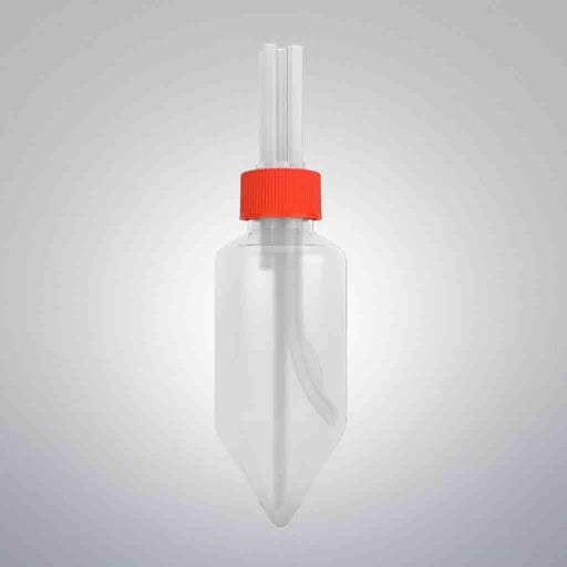Repligen Conical Bottom Bottle 250 ml with 4 Port Cap 2 Bottles Jars & Reagent Bottles Repligen