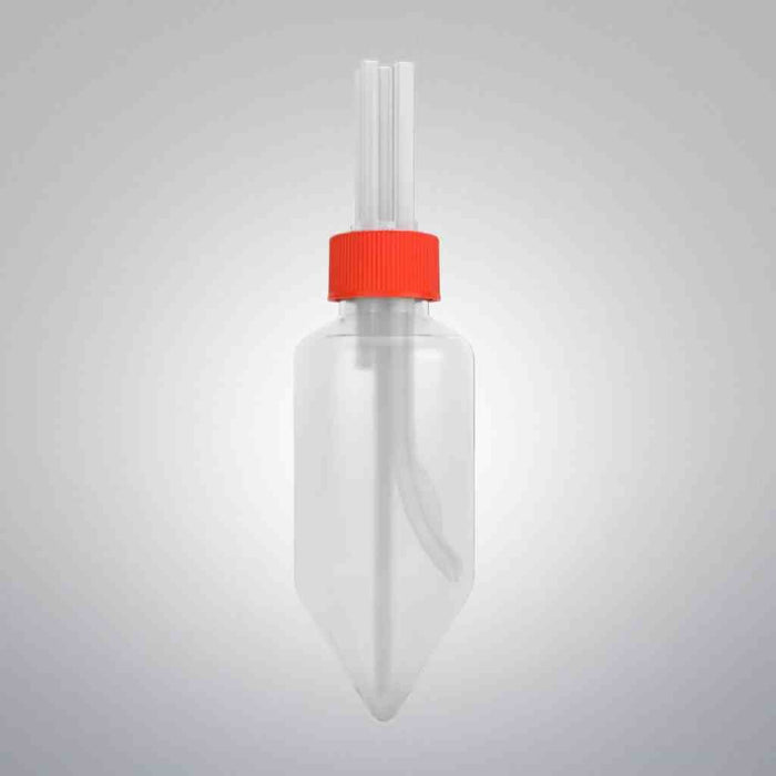 Repligen Conical Bottom Bottle 250 ml with 4 Port Cap 2 Bottles Jars & Reagent Bottles Repligen
