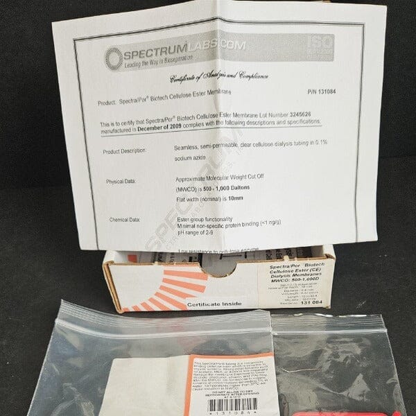 Repligen Dialysis Tubing Membrane Kit - 1000 Da MWCO Lab Equipment::Pumps, Pump Access. & Tubing Repligen