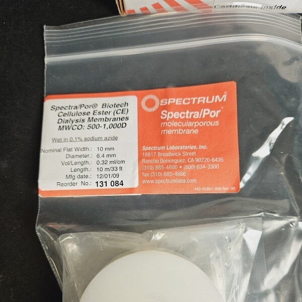 Repligen Dialysis Tubing Membrane Kit - 1000 Da MWCO Lab Equipment::Pumps, Pump Access. & Tubing Repligen