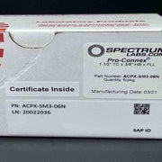 Repligen KrossFlo Fitting 1.5 in Sanitary to 3/8" 90 deg Hose Barb Lot of 6 Filters Repligen