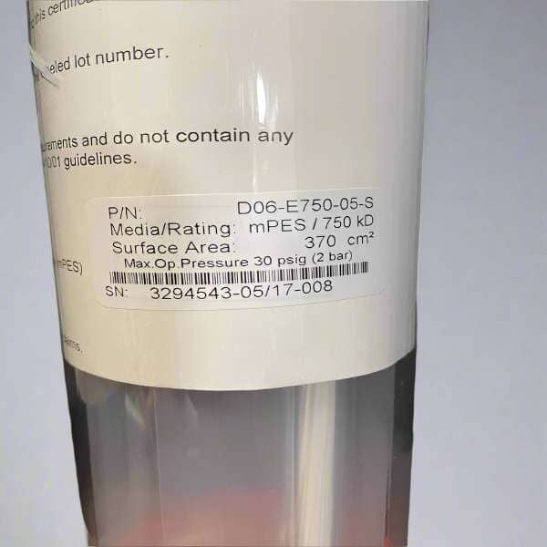 Repligen MidiKros Hollow Fiber Filter mPES 750 kDa Filters Repligen