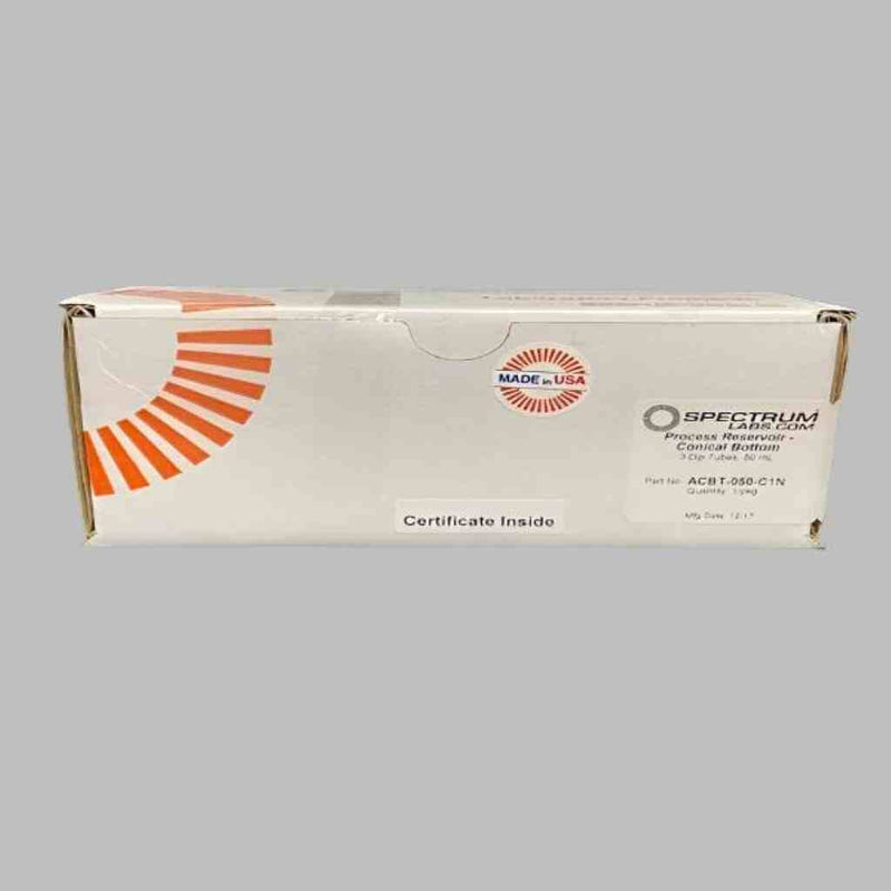 Repligen Process Reservoir 3 Dip Tubes 50 mL Conical Bottom ACBT-050-C1N Chromatography Columns & Reservoirs Repligen