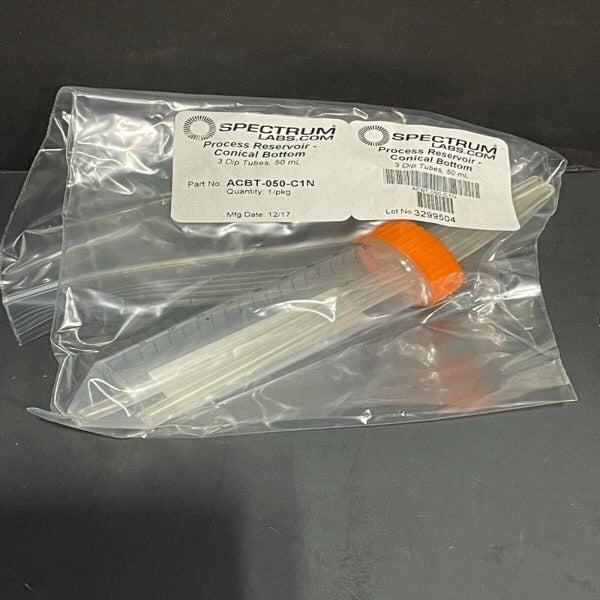 Repligen Process Reservoir 3 Dip Tubes 50 mL Conical Bottom ACBT-050-C1N Lab Consumables::Reservoirs Repligen