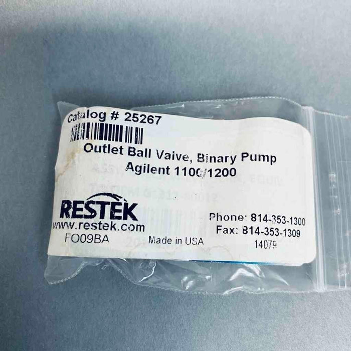 Restek Binary Pump Outlet Ball Valve for Agilent 1100/1200 HPLC Systems Other Valves & Manifolds Restek