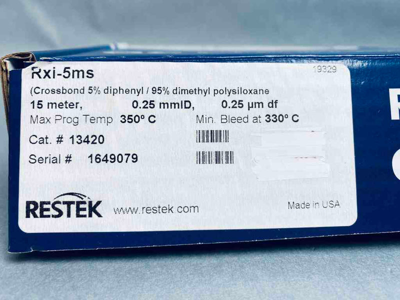 Restek GC Column Rxi-5ms Capillary Column 15 m Fused Silica Chromatography Columns & Reservoirs Restek