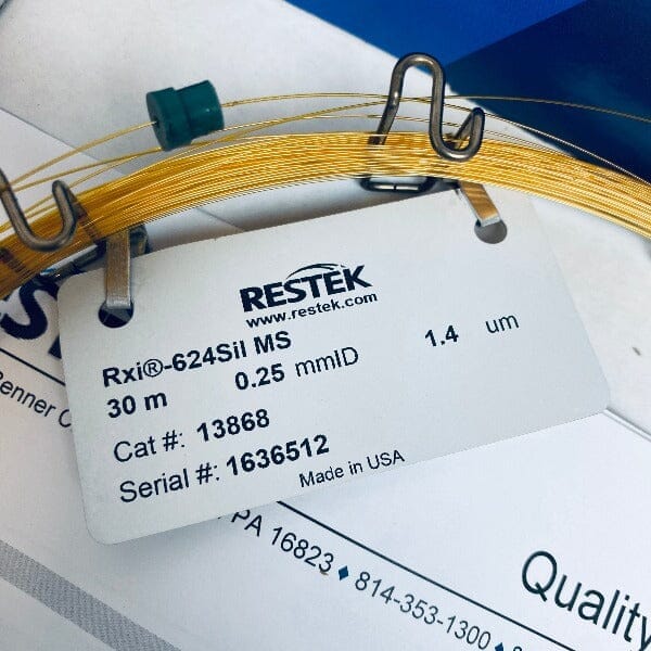 Restek GCMS Capillary Column 30 m 0.25 mm ID LC/MS/GC Restek