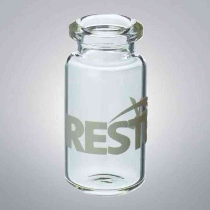 Restek Vial 10 ml Clear Glass Crimp Top 23 x 46 mm Sealed 200 Vials Vials Restek