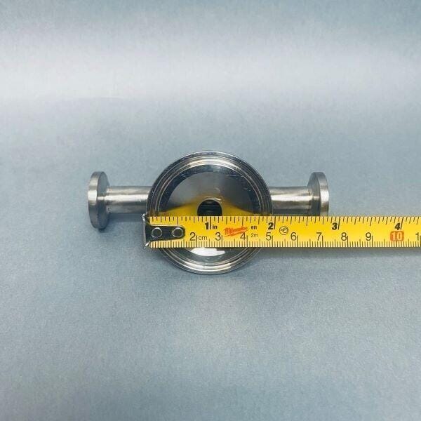 RJ Sanitary Tee 50 mm x 25 mm Mini x 25 mm Mini Tri-Clamp Fittings 316 Stainless Other Fittings & Adapters RJ