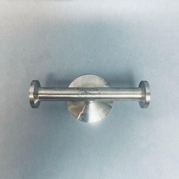 RJ Sanitary Tee 50 mm x 25 mm Mini x 25 mm Mini Tri-Clamp Fittings 316 Stainless Other Fittings & Adapters RJ