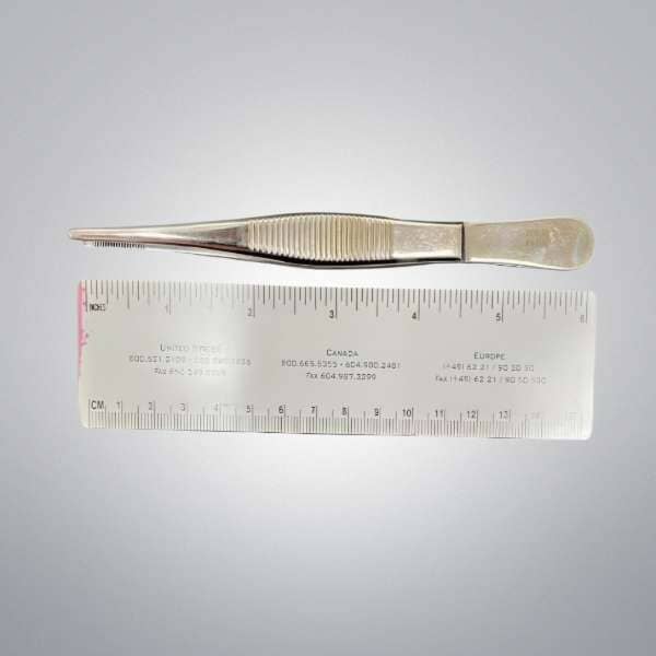 Roboz Thumb Dressing Forceps Tweezers 6 inch length — Life Sciences Trading
