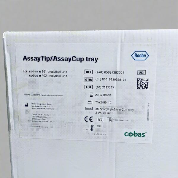 Roche Assay Tip / Assay Cup Tray for Evo Cobas Case of 36 Trays Other Roche