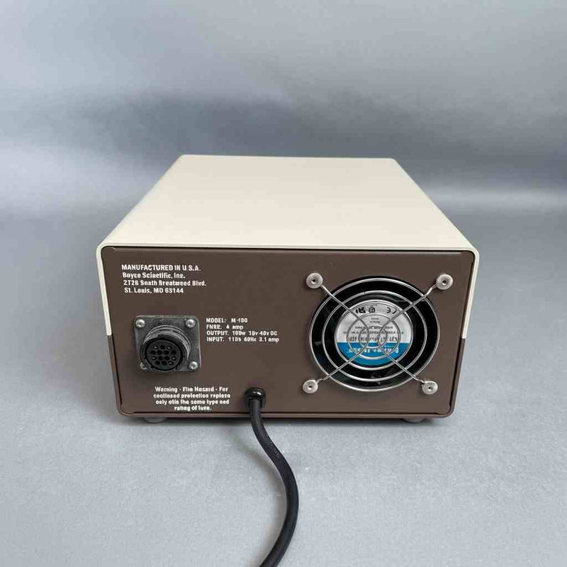Boyce Scientific M-100 Microscope Lamp Power Supply