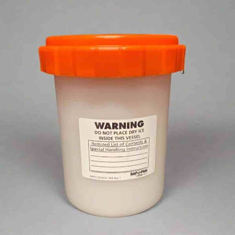 SafTPak Reusable Secondary Pressure Vessel with Lid 1.25 L Total of 6 Containers. Other Medical & Lab Equipment SafTPak