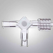 SAI Technologies 3-Way Stopcock with Swivel Nut Total of 10 Stopcocks Jointed Glassware SAI Technologies