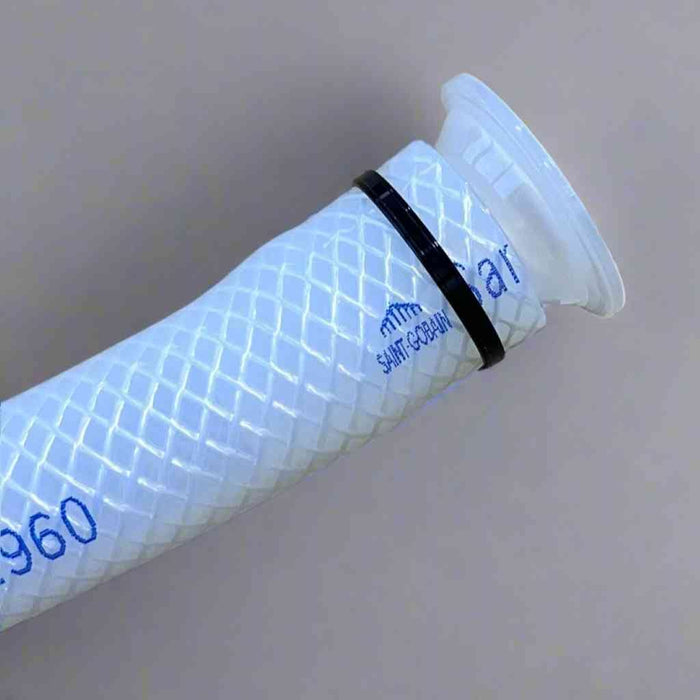 Saint-Gobain Sani-Tech Platinum-Cured Tubing Reinforced 1" ID x 5 feet Hose & Tubing Sani-Tech