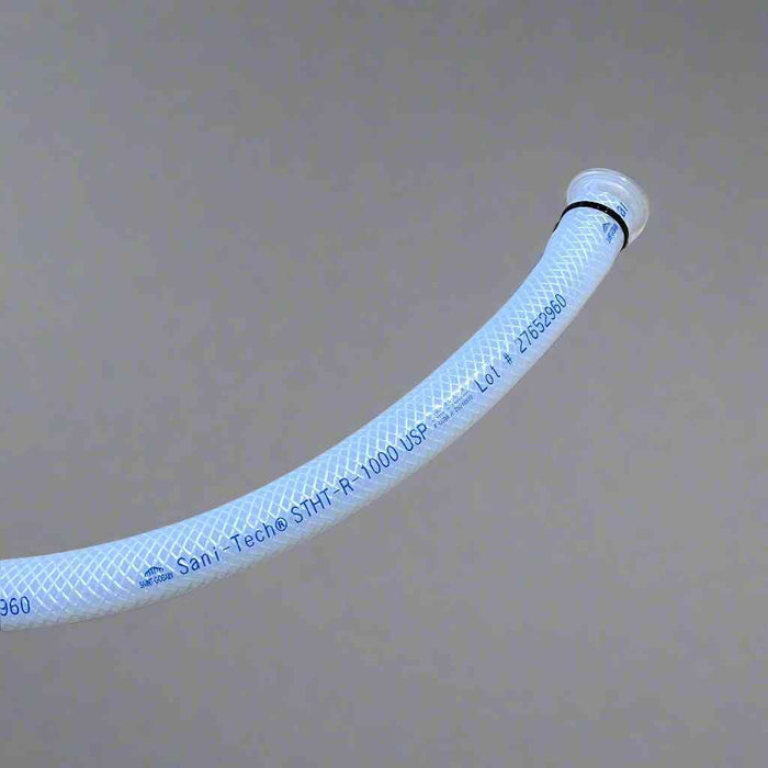 Saint-Gobain Sani-Tech Platinum-Cured Tubing Reinforced 1" ID x 5 feet Hose & Tubing Sani-Tech