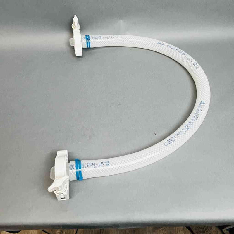 Saint-Gobain Sani-Tech Platinum Tubing Reinforced 1" ID x 5 ft w Clamps Lot of 2 Hose & Tubing Sani-Tech