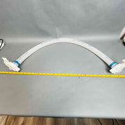 Saint-Gobain Sani-Tech Platinum Tubing Reinforced 1" ID x 5 ft w Clamps Lot of 2 Hose & Tubing Sani-Tech