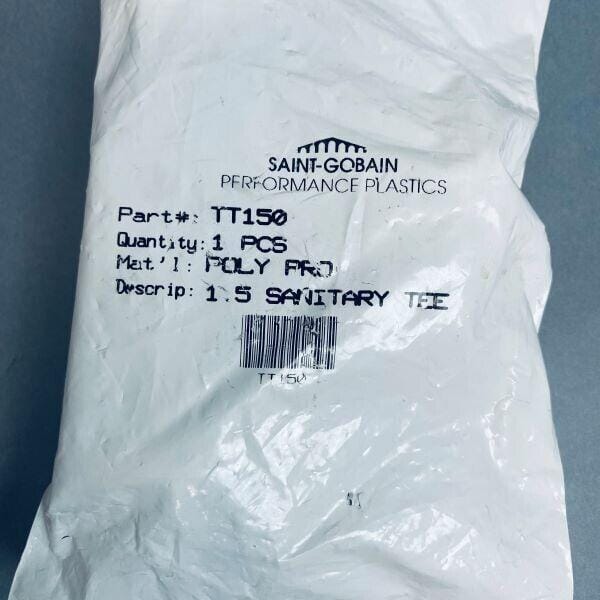 Saint Gobain Sani-Tech Tee 1.5 in. Polypropylene Other Fittings & Adapters Saint-Gobain