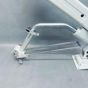 Sallas Industries Adjustable Monitor Arm Standard 7.5 - 13 kgs Load White with Mounting Keyboard and Mouse Tray Other Sallas Industries