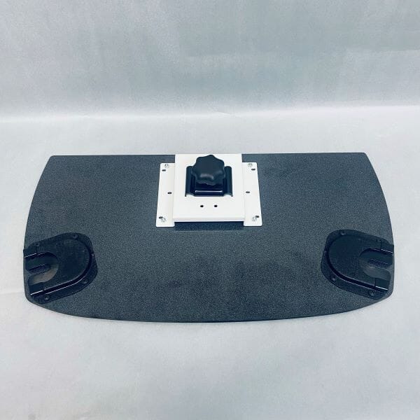 Sallas Industries Adjustable Monitor Arm Standard 7.5 - 13 kgs Load White with Mounting Keyboard and Mouse Tray Other Sallas Industries
