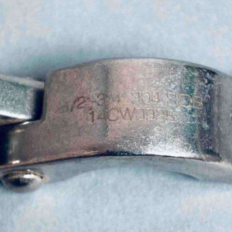 SANI-LOCK 14CW0925 Sanitary Fitting Clamp 3/4 in Lot of 7 Clamps Sanitary Fittings Sani-Lock