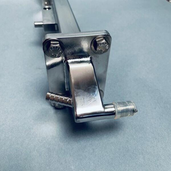 Sanitary Condensing Column Rectangular Aluminum Tube with Hose Barb Chromatography Columns & Reservoirs VWR