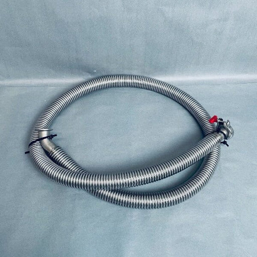 Sanitary Hose Aluminum Corrugated 5 Ft Long with 1 in. Tri Clamp Ends Lab Equipment::Pumps, Pump Access. & Tubing Sanitary Fittings
