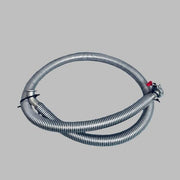 Sanitary Hose Aluminum Corrugated 5 Ft Long with 1 in. Tri Clamp Ends Lab Equipment::Pumps, Pump Access. & Tubing Sanitary Fittings