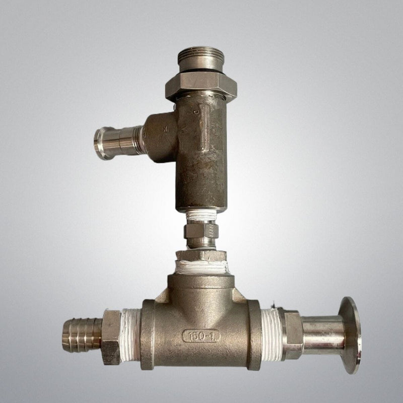 Sanitary Pipe Fittings Threaded Female Tees with 3/4 in. Tri-Clamp Sanitary Fittings VWR