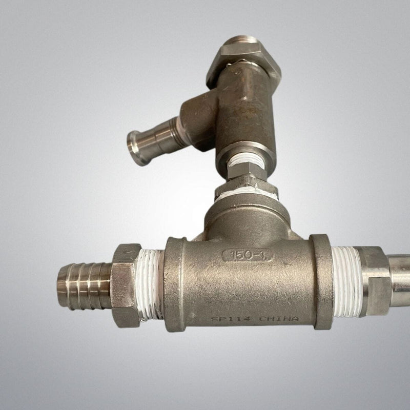 Sanitary Pipe Fittings Threaded Female Tees with 3/4 in. Tri-Clamp Sanitary Fittings VWR