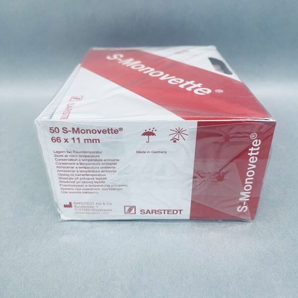 Sarstedt 05.1729.001 S-Monovette 2.7 ml 66 x 11 mm Total of 400 Other Sarstedt