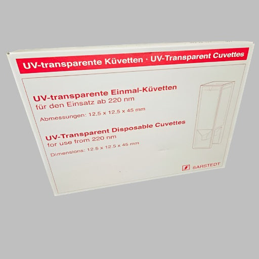 Sarstedt Disposable Cuvette 2 Boxes with 100 Cuvettes Each - Total of 200 Other Sarstedt