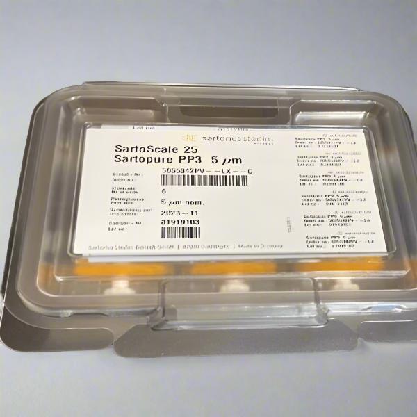 Sartorius 5055342PV--LX--C SartoScale 25 SartoPure PP3 5 um Lot of 12 Filters Filters Sartorius